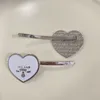 Fermaglio per capelli con lettere a forma di cuore in metallo, mollette per lettere da donna, regalo per la fidanzata innamorata