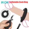 Ikoky Inflar Penis Rings Air Lock Adultos 18 brinquedos sexy compra para homens pau