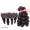 9A Brazilian Human Hair Weaves 3 Bundles With 4x4 Lace Closure Straight Body Wave Loose Wave Deep Wave Kinky Curly Hair Wefts With6517128