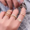 Küme halkaları 100% 925 STERLING Gümüş Midi Çift Cz Paved Açık Parmak Kadınlar için Kunckle Ring Mücevher Sevgililer Hediyesi Hassas Tiny Ringclus