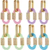 Hoop Huggie exquis émail boucles d'oreilles 2022 tendance géométrique goutte boucle d'oreille pour les femmes amitié bijoux cadeauxHoop HuggieHoop Kirs22