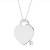 Designer Pendant Necklace for Man Woman Silver Love Fashion Necklaces Pendants High Quality