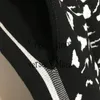Женские брюки с двумя частями роскошный дизайн спортивный костюм леопардовый буквы Жаккард с длинным рукавом кардиганская куртка эластичная легинга с высокой талией CAS