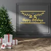 Naklejki ścienne Wesołych Świąt wakacji naklejka naklejka domowa dekoracja artystyczna a0068398walll