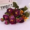 Decorative Flowers & Wreaths Artificial 30cm High Quality Small Rose Bud European Retro Series Bedroom Balcony Decoration Desk DecorationDec