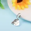 Forever Friends Clear CZ Wisiorek Charms Koraliki 925 Sterling Silver Bead Fit Pandora Bransoletka Koraliki Tworzenia Biżuterii DIY Dla Kobiet Prezent Akcesoria 791948CZ