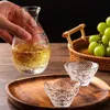 زجاجة من الساكين والكوب مجموعة شربات شرب سايجايها آسيوية للمطعم المنزلي التقليدي نمط الموجة البحرية اليابانية واضحة
