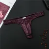 Underpants Man Briefs Underwear Comfy Breathable Thong Ultra-Soft Low-rise Bikini G-String Men's Thongs Sexual InterestUnderpants