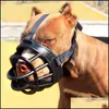 New Pet Products Dog Training Muzzle Soft Sile Mouth Mask Anti Bark Bite For Pitbl Sheperd Golden Retriever Drop Delivery 2021 Obedience S