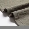 2022 Spring New Men's Casual Henley Collar Long Sleeve T-Shirt Cotton and Linen Fabric Comfortable Fashion T-shirt Male Brand T220808