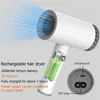 USB Smart Cordless Hair Dryer Versatile Portable Rechargeable Blow Home Salon Hairdressing Tools 211224275x228R