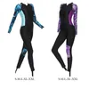 Roupas de banho feminina para mulheres terno de mergulho de corpo inteiro Banete esportivo respirável Skins Snorkeling Swimming Kayakingwomen's