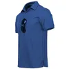 Zity Man Polo Shirtメンズカジュアル100％ポリエステルポロシャツ男性の高量ダウンカラーポロシャツのための襟のポロシャツ220418