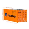 20ft conteneur Maritimo porte-stylo Mini porte-conteneur porte-cartes de visite Cargo logistique conteneur échelle modèle boîte jouet 2205252630533