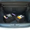 Coffre de rangement de voiture à plusieurs compartiments, pliable automatiquement pour boîte de rangement d'urgence, outils multi-usages, sacs d'accessoires