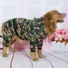 Dog Apparel Camouflage Jacket Overall For Big Clothes Sweatshirt Pet Coat Large Hooded/collarlessDog