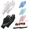 Cycling Gloves KoKossi Sun Protection Skin-Friendly Soft Breathable Riding Outdoor Sunscreen Palm Anti-Slip Ice Silk Cool MittenCycling