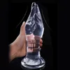 Giant Transparent Fist Hand Anal Plug enorma dildo Extreme Big Realistisk expander Sug Cup Sexig produkt för kvinnor
