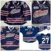 Custom OHL Oshawa Generals Maglia da hockey cucita Carter Bickle 15 Ryan O'Dell 33 Zachary Paputsakis 40 Daniel Altshuller 56 Jeremy Brodeur 35 Ken Appleby 2 Bobby Orr