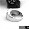 Band Rings Jewelry Highend الأزياء الفاخرة رجال الياقوت الياقوت الذهب الأبيض مملوءة حلقة أمريكا وأوروبا مقاس البوب ​​حجم 7-15 631 Q2 DRO