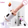 Gode vibrateur réaliste pour femmes, Machine d'amour, chauffant, télescopique, artificiel, jouets sexy pour adultes, masseur, masturbateur féminin doux