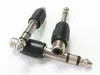 Connecteurs, 6.35mm Stéréo Mâle vers RCA Femelle Audio Adaptateur Jack Connecteur/10PCS
