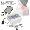 Máquina de terapia Tecar RF fisio rehabilitación fisioterapia diatermia crema alivio del dolor