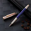 high quality Red / Blue 163 Roller ball pen / Ballpoint pen / Fountain pen office stationery fashion Write ball pens No Box