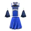 Kleding sets cheerleaders uniform tanktop petticoat pom schoolmeisje cosplay zeiler rok college hoge fancy dressclothing