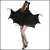 Altre forniture per feste festive Donna Costume sexy di Halloween Pipistrello Cosplay M Dhxdn