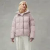 22ss g para baixo jaqueta c feminino curto branco rosa etiqueta pastéis série parker masculino macarons junção na moda com capuz cápsula pão jaquetas