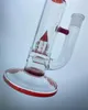 Narghilè bong rosso 18mm join 16 pollici con inv4