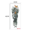 Sexy Waterproof Full Arm Sleeve Temporary Tattoo Sticker Large Skull Tatoo Stickers Fake Fattoos for Men Women