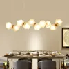 Lampes suspendues Europe Style Single Head Bull Droplight Avec Lampe En Verre Postmoderne Restaurant Personnalité Combinaison Bar LED LightsPendant