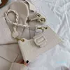 Texture française petit sac sac pour femme mode populaire sac à bandoulière unique filet rouge polyvalent ins sac sous les bras style de luxe