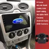 Android 10.0 CAR DVD Multimedia Player Radio Head -eenheid voor Ford Focus 2 3 Mk2 Mk3 met 9 inch 2Din 3G/4G GPS Radio Video Stereo CarPlay DSP Bluetooth RDS USB -camera