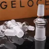 Narguilé Bol Adaptateur 14mm 18mm Adaptateurs En Verre Femelle Mâle Pour Fumer Outils Accessoires Eau Bongs Bubbler