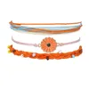 Bohemie Multicolored Waxed String Gevlochten Sailor Knoop Surf Braw Bracelet Women Girl Fashion Summer Sieraden Huidige