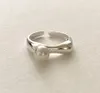 Кольца 925 Серебряное серебряное кольцо для женщин, регулируемое открытое жемчужное кольцо, простой и стильный подарки для ювелирных изделий