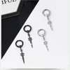 Stud Pair Fashion Sword Taper Stainless Steel Earring For Women Mens Classic Punk Design Ear Jewelry GiftsStud261Q