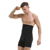 Men's Shorts Slimming Tummy Control Unisex Panties Shapewear Men Breathable High Waist Bodysuit Compression PantsMen's