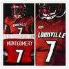 2022 NCAAカスタムSville Cardinal Stitched Football Jersey 12マーロンキャラクター15カメロンWilson 28 Jamel Starks 95 Thurman Geathers Malik Cunningham Jalen Mitchell