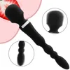 Sex Toy Massager USB laddningsbar kvinnlig analplugg Toys Vagina Massager Clitoris Stimulator Pärlor Vibratorer Masturbating Dildo Adu1031161