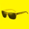 النظارات الشمسية العلامة التجارية تصميم المتضخم الاستقطاب للرجال الرياضة القيادة ظلال الذكور الرجعية مربع نظارات شمسية مرآة النظارات الشمسية