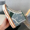 Designer's Boots Shoes 1977 High-Top Canvas Shoes for Men and Women Plaid Green Red Stripes White Casual Fashion Bee Letter Brodery Tjocksoled Sneakers