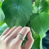 Vintage Romantic Hug Carved Hand Ring Love Forever Adjustable Fing Ring For Women Men Fashion Aesthetic Jewelry