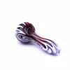 colorful Glass smoking Pipe Nice 10cm hand new design spoon pipes samll bubblers gift oil burner pipes 2023 new