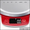 Household Scales Sundries Home Garden Stainless Steel Food Weight Measure Nce High Precision Lcd Electronic Digital Display Kitchen Access