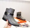 Luxury Designer Ankle-high Boots Chelsea Boots Leather Sole Laminated Heel Insole Lining Classic Design Top Quality