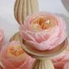 오스틴 로즈 실리콘 DIY 꽃 양초 만들기 비누 수지 초콜릿 곰팡이 발렌타인 생일 선물 공예 홈 장식 220611